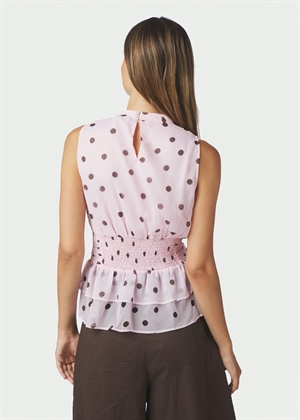 Ansol big dot top Light Pink Neo Noir 